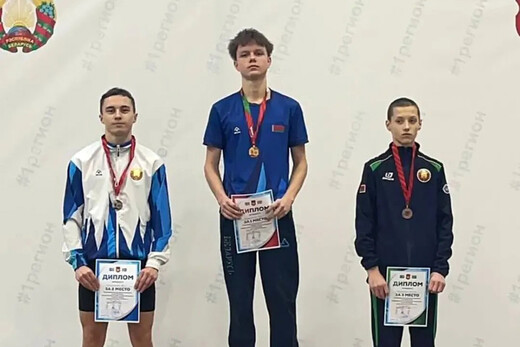 Андрей Варвашевич на высшей ступени пьедестала